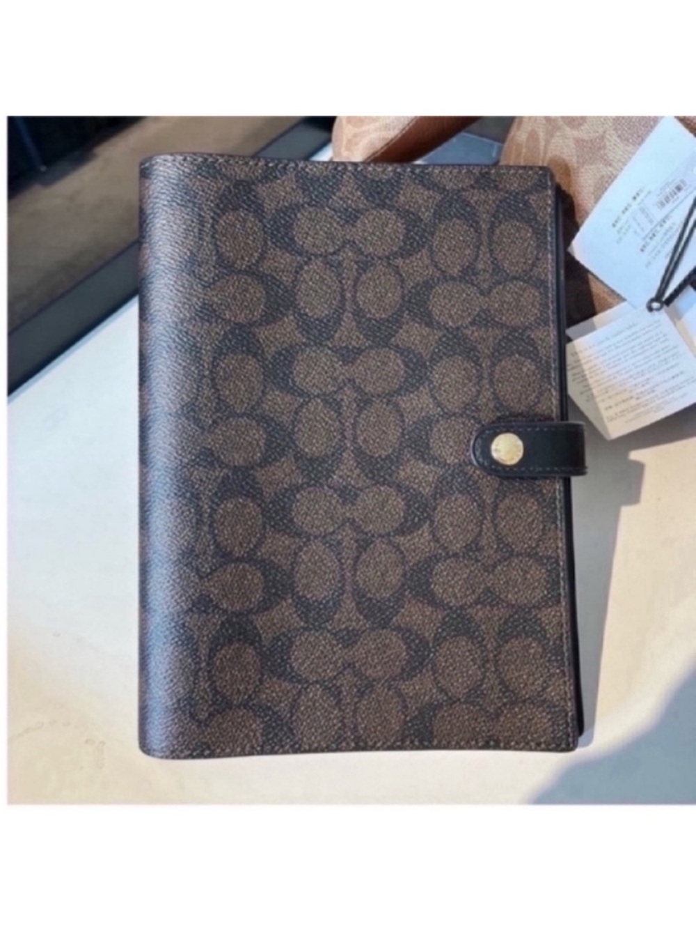 Coach Notebook In Signature Canvas - Picture 4 of 7